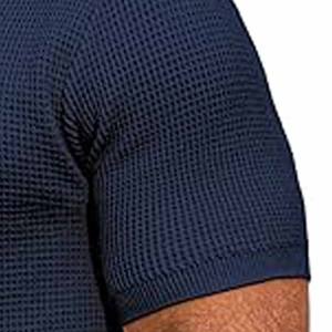 Camiseta sólida de manga corta para hombre, camiseta informal de secado rápido 100% de algodón para hombre, Camiseta holgada de tendencia subida por Dress Sports - Product Image 2