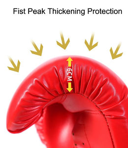 ถุงมือชกมวยสั่งทำขายส่ง คุณภาพสูง หนังแท้ จับกระชับมือ กันน้ำ ระบายอากาศได้ดี บริการ OEM - Product Image 3