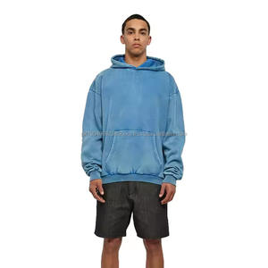 Sweat à capuche surdimensionné pour homme fabriqué en usine par le meilleur fournisseur, personnalisable, vierge, avec motif de personnage brodé, dernière collection d'hiver - Product Image 4