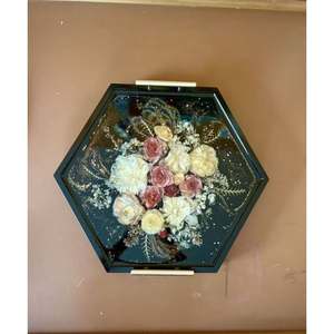 Plateau de service en résine de forme octogonale de qualité supérieure pièce unique pour restaurants plats et hôtels dîner servir - Product Image 1