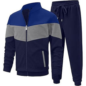 Último diseño invierno hombres chándal conjunto casual manga larga personalizado color chándal para la venta subido por Dress Sports - Product Image 1