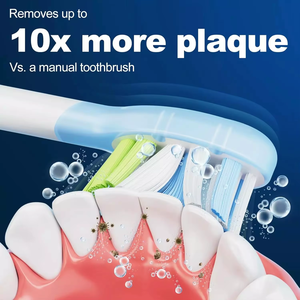 High Quality Electric <b>Toothbrush</b> <b>Head</b> with Medium Bristles and Nylon Material Replacement <b>Heads</b> for Hotel & Household Daily Use - Product Image 2