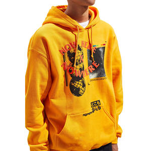 Sweat-shirts à capuche pour hommes en molleton uni teint en filature, 100% coton, coupe régulière, imprimés en relief personnalisés, écologiques, en gros, taille plus, hiver 2025 - Product Image 4