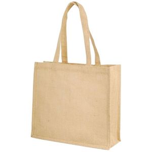 Grands sacs fourre-tout en jute personnalisés écologiques Sacs en jute naturels durables réutilisables et personnalisés pour le shopping tendance à vendre - Product Image 1