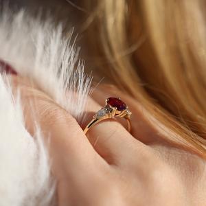 8x6mm corte esmeralda blanco CZ diamante anillo de compromiso tres piedras boda banda para mujer plata nupcial aniversario joyería - Product Image 4