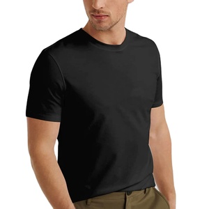 Camiseta de hombre lisa en blanco 100% algodón pesado manga corta Camiseta básica grande S - 5XL - Classic Comfort Fit Tee camisetas - Product Image 1