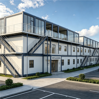 Bâtiment modulaire préfabriqué en conteneurs : Bureau, Salle de classe, Hôtel, Cabine de vie, Appartement, Salle de sport, École personnalisée, Villa, Chambre, Centre commercial