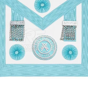 Tablier de franc-maçonnerie en gros, design de haute qualité, tablier maçonnique brodé, options de logo personnalisé - Product Image 3