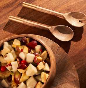 Acacia <b>Wood</b> <b>Bowl</b> With Lid <b>Mango</b> Decorative Round Carved <b>Bowl</b> for Decoration Centrepiece <b>Bowl</b> for Table - Product Image 6