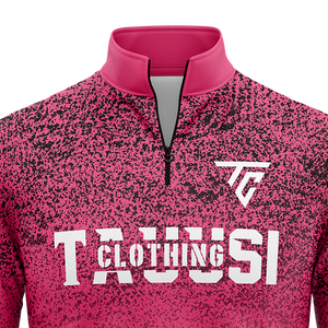 Sweat à capuche mi-zippé ample pour homme, vintage, uni, teint en pièce, en polaire polyester/coton respirant, brodé, pour l'hiver - Product Image 2