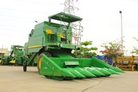 Machinerie agricole miniature en gros utilisée pour la récolte du riz et du blé, moissonneuse-batteuse avec composants principaux, moteur et boîte de vitesses