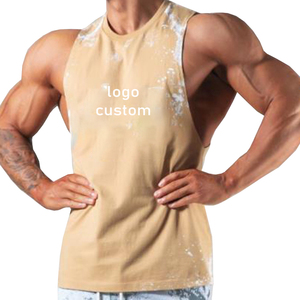 Débardeur de gymnastique à séchage rapide découpé au laser Supersoft personnalisé sans couture pour hommes - Product Image 1