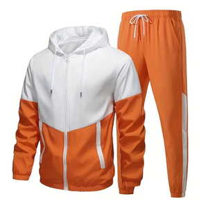 Chándal Deportivo Personalizado con Logotipo, de Alta Calidad, con Cremallera, para Hombre, Chaqueta Deportiva de Moda, Cortavientos de Poliéster, Ropa Deportiva Urbana - Product Image 1