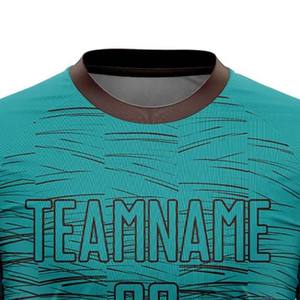 Jersey de fútbol de poliéster Spandex transpirable y de secado rápido personalizado para equipos de fútbol y ropa deportiva Jersey de fútbol Nombre del equipo - Product Image 4