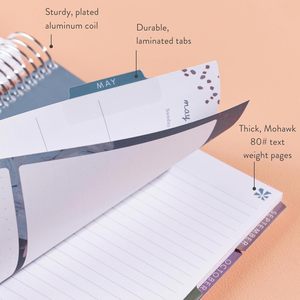 Tùy chỉnh in logo 2024 A5 vàng xoắn ốc cuộc sống Nhật Ký Tạp Chí kế hoạch chương trình nghị sự - Product Image 2