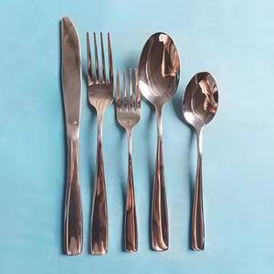 Ensemble de couverts en acier inoxydable pour la salle à manger à domicile, fourchette, cuillère, couteau, couverts pour hôtel, restaurant, vaisselle - Product Image 2