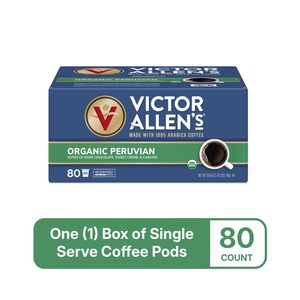 Victor Allen's Coffee Organic Peruvian, Medium Roast, 80 Count, Single Serve Coffee Pods - Product Image 2