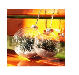 Boule suspendue en métal et verre, décoration de noël, meilleure vente, cadeaux de noël, pendentifs - Product Image 3