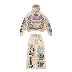 ชุดวอร์มมีฮู้ดแบบมีเชือกผูกเอว ผ้าฝ้าย 100% ระบายอากาศได้ดี ทรงทันสมัย เหมาะสำหรับออกกำลังกายกลางแจ้งในฤดูหนาว  สำหรับทั้งชายและหญิง - Product Image 6