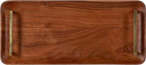 Bandeja de servicio de madera natural de estilo nórdico con mango de diseño increíble Utensilios de cocina y vajilla Comida Nueces Bandeja de servicio Plato - Product Image 4