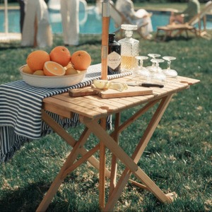 Mesas de madera dura con pata corta para asientos de patio de jardín Hot deal mesa de picnic baja de madera suministro de fábrica - Product Image 6