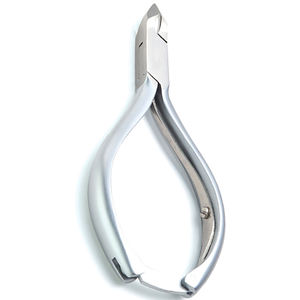 Pince à cuticules de haute qualité, finition sable à cuticules avec poignée unie, dissolvant de peau morte et dure, pince à cuticules avec verrouillage arrière - Product Image 6