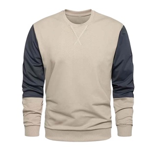 Sweat-shirts amples en gros pour hommes, manches longues, 100 % coton, basiques unis, respirants, pour hommes 2027 - Product Image 2