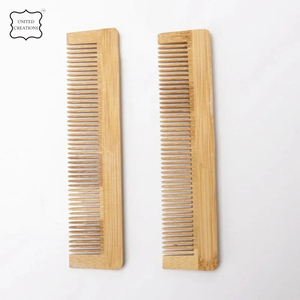 Eco-Friendly Custom Logo Beard Brush <b>Wide</b> Tooth <b>Comb</b> Set Biodegradable Wooden Hair Massage Tool Bamboo for Home Use Common <b>Comb</b> - Product Image 4
