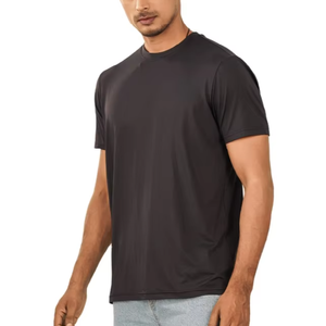 Camisetas de Algodón 100% de 160 GSM para Hombre, Venta Caliente, Directo de Fábrica, al por Mayor, Lisas, Varias Opciones de Color, Logotipo Personalizado, Marca Propia - Product Image 1
