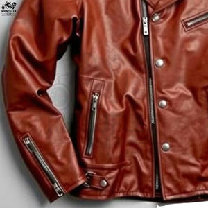 Chaqueta de Cuero Personalizada de Alta Calidad Más Popular, Hecha en Pakistán, Chaquetas de Cuero de Primera Calidad para Hombre - Product Image 4