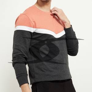Poids lourd unisexe français éponge thermique sweat personnalisé surdimensionné col rond coton de haute qualité pour hommes pour l'hiver - Product Image 2
