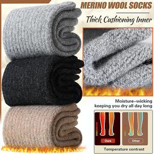 Premium <b>Men's</b> <b>Thermal</b> Winter Dress <b>Socks</b> Ultra Warm Soft Breathable Quick Dry Durable Eco-Friendly Customized Color Cartoon - Product Image 2