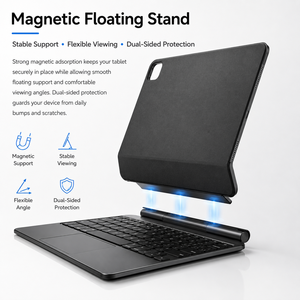 <span class=keywords><strong>Funda</strong></span> con Teclado Magnético Flotante para Tablet, Estilo Mágico Personalizado, con Panel Táctil de Vidrio, Cuerpo de Aleación y Control Multigestual - Product Image 4