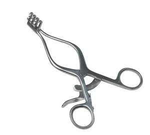 Instruments vétérinaires d'orthopédie : Ensemble de rétracteurs auto-serrants manuels en acier inoxydable Weitlaner pour chirurgie générale des animaux de compagnie - Product Image 3