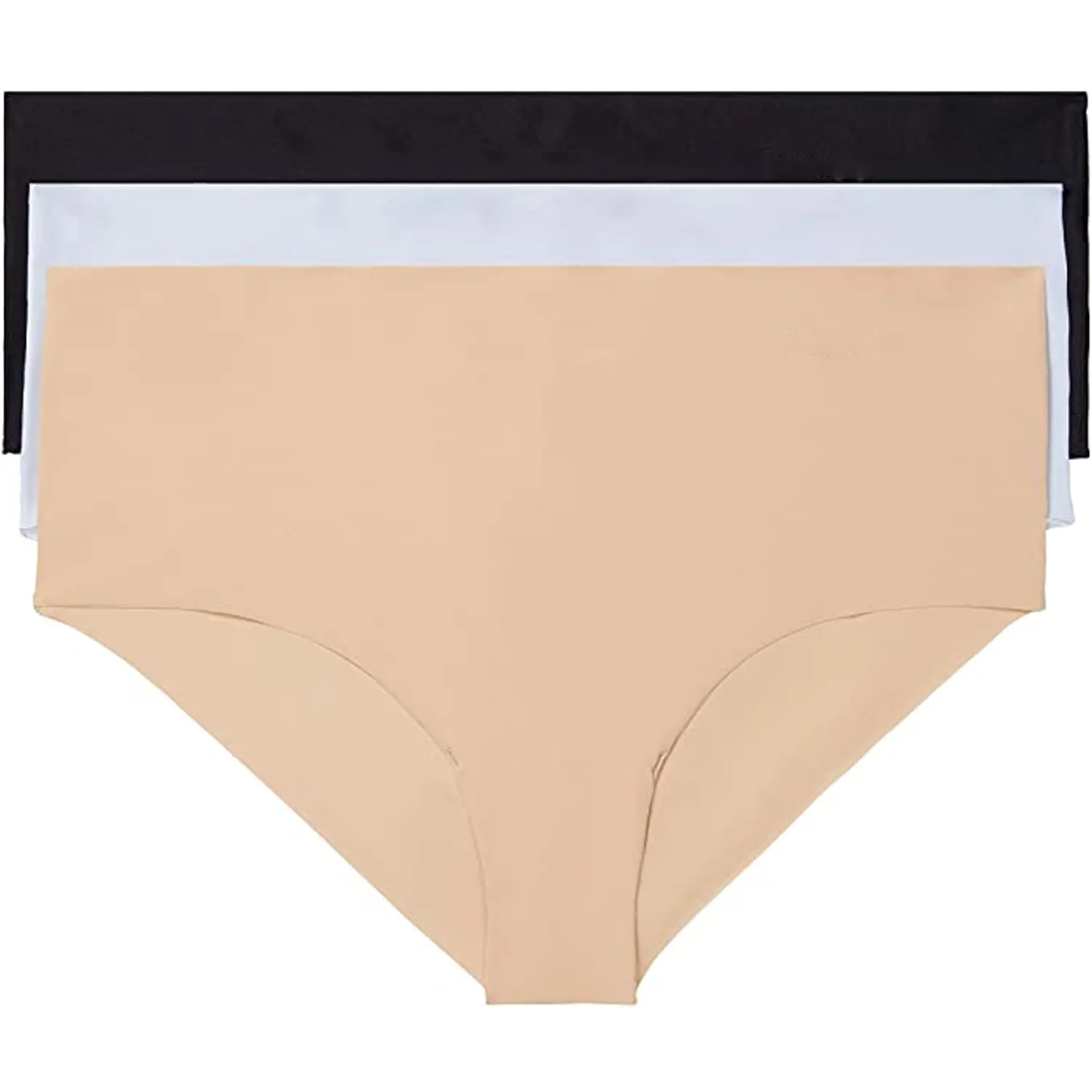 Venta al por mayor Señoras Ropa interior de algodón Lencería Satén Bragas Nude Sexy Short Panty Mujer Ropa interior