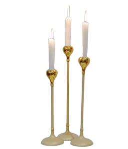 Candelabro de diseño de cristal para decoración del hogar, soporte de vela brillante para interior y exterior, votivo - Product Image 1