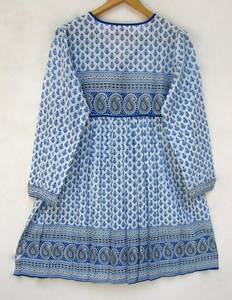 Robe longue féerique d'été pour femmes Indienne Belle Bohème Art Soie Maxi Summer Full Sleeve Beach Mini Maxi Dresses articles - Product Image 2