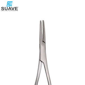 คีมผ่าตัดสแตนเลส90มม. 4นิ้วทรงตรงพิมพ์โลโก้ที่กำหนดเอง - Product Image 6