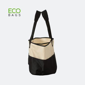 Sac fourre-tout en toile réutilisable écologique Sac à provisions avec logo imprimé personnalisé «lettre» Couleur personnalisée Promotionnel - Product Image 4