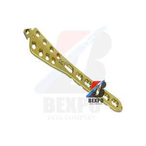 Plaque de verrouillage de sécurité pour tibia distal médial chirurgical 3.5 avec kit de chirurgie orthopédique à onglet vert titane - Product Image 5
