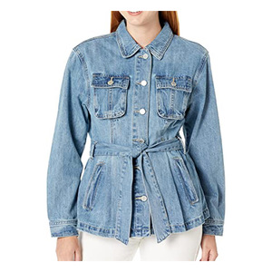 100% Cotton Breathable Winter Pullover Solid Pattern Casual Denim Fashion <b>Jacket</b> - Product Image 1