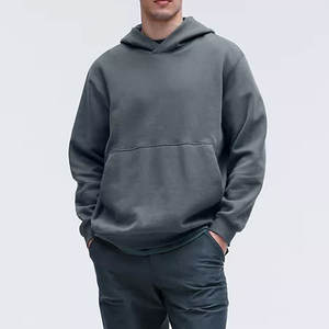 Suéter de hombre de gran tamaño sudaderas con capucha a granel pulóver polar gota hombro personalizado etiqueta privada impresión Logo Sudadera con capucha para hombre - Product Image 6