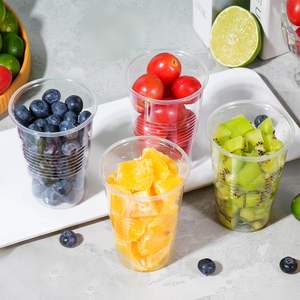 Vasos Desechables de 9oz PET/PLA con Tapas y Pajitas, a Prueba de Fugas, Libres de BPA, Duraderos y Ecológicos para Fiestas, Eventos, Bebidas Frías y Café - Product Image 5