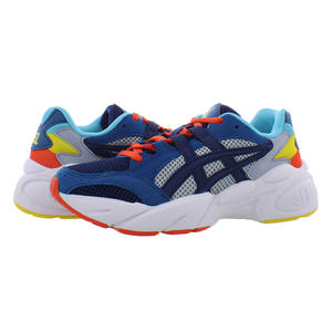Zapatos Asics Gel-Bnd para Niños Color: Azul/Gris 100% Auténticos - Product Image 3