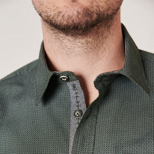 Camisas casuales elegantes para hombre, camisas de vestir bávaras ajustadas a cuadros de manga larga, camisa bávara Lederhosen para hombre - Product Image 5