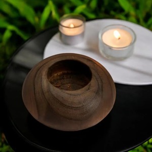 Charming Wooden <b>Tealight</b> <b>Holder</b> for Festive Decorations and Enhancing Candlelight Display at Best Prices From India - Product Image 3