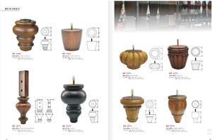 Modern Solid Wood <b>Sofa</b> <b>Legs</b> Furniture <b>Replacement</b> Feet Custom Size Color Heavy Duty Easy Installation OEM ODM - Product Image 5