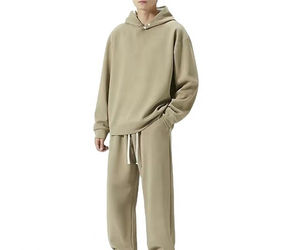 Conjunto Deportivo Informal Transpirable Unisex para Invierno 2025, Dos Piezas, Felpa, Cintura Elástica, para Correr y Entrenar - Product Image 6