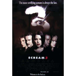 Affiche Scream 3 style moderne, image principale américaine pour décoration murale - Product Image 1