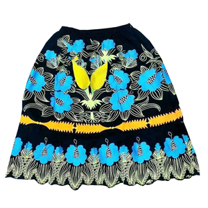 Faldas Polinesias para Mujer Micronishian, Transpirables, de Poliéster Antibacteriano, Bordadas, hasta la Rodilla, Casuales, para Todas las Temporadas - Product Image 1